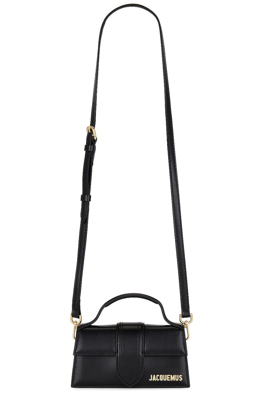 Jacquemus Sleek Black Le Bambino Shoulder Bag - Picture 1 of 14